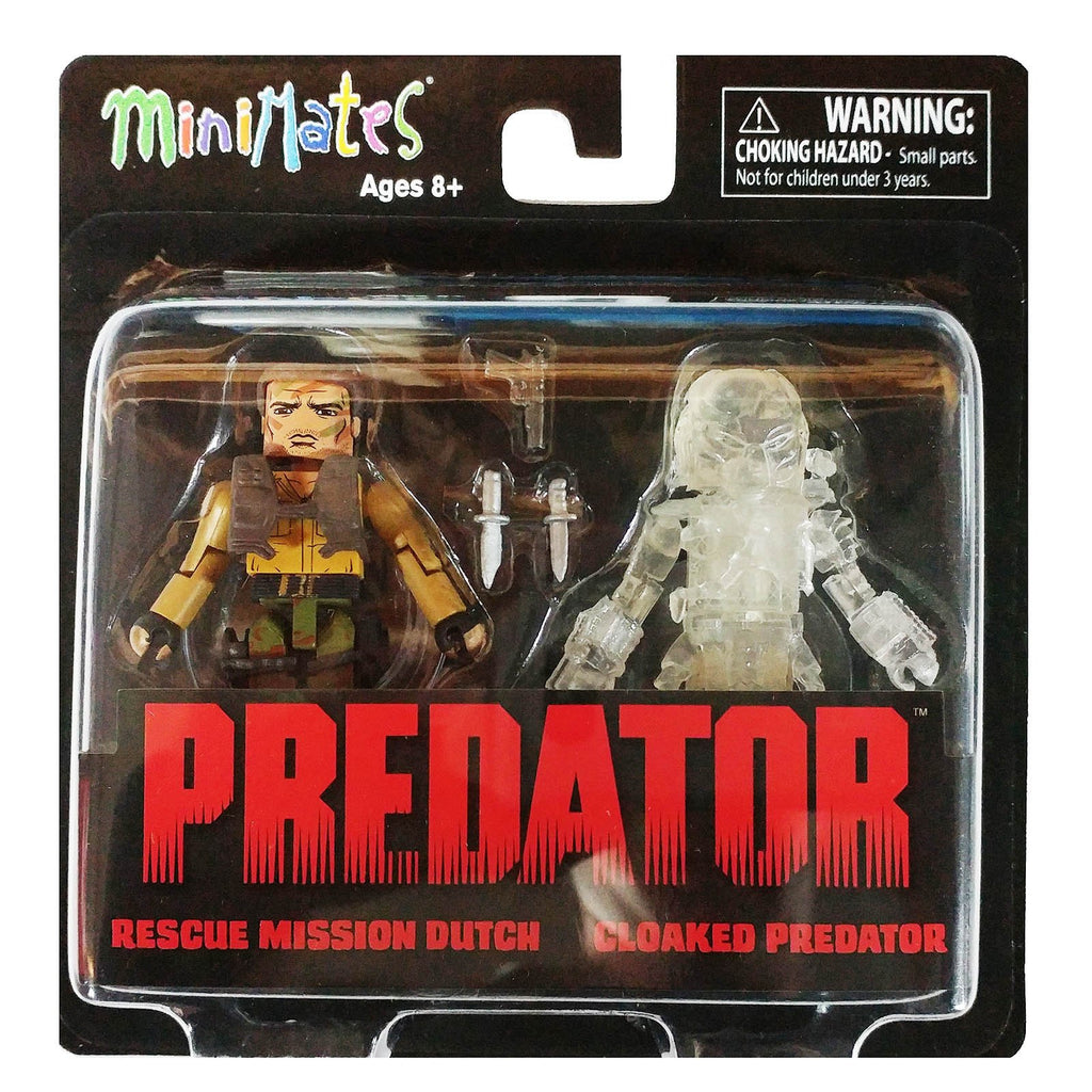 Minimates Predator Series 2 Rescue Dutch Cloaked Predator Figure Set - Radar Toys