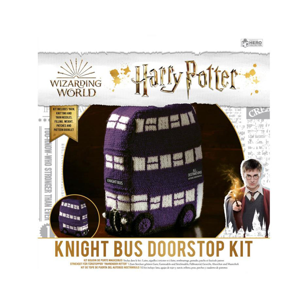 Eaglemoss Harry Potter Hero Collector Knight Bus Doorstop Knit Kit
