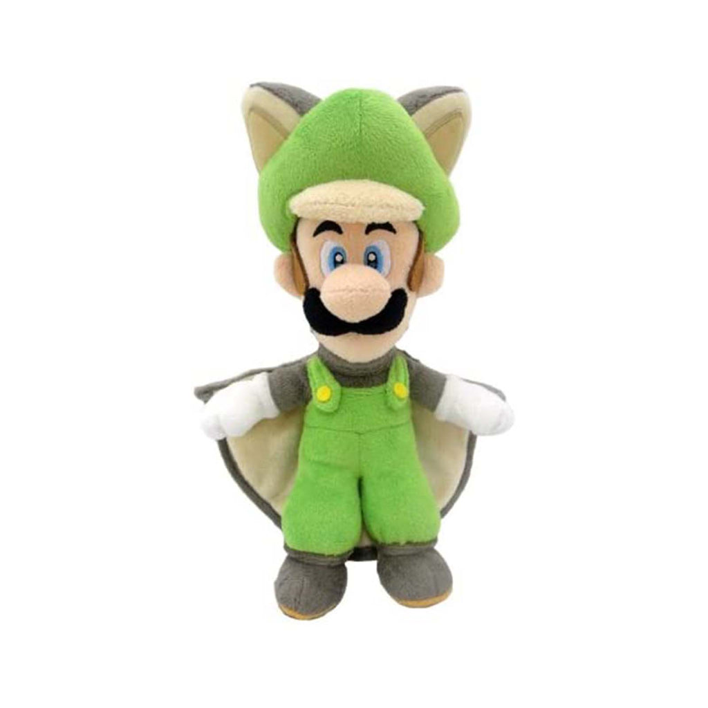 Little Buddy Super Mario All Star Flying Squirrel Luigi 9 Inch Plush Figure