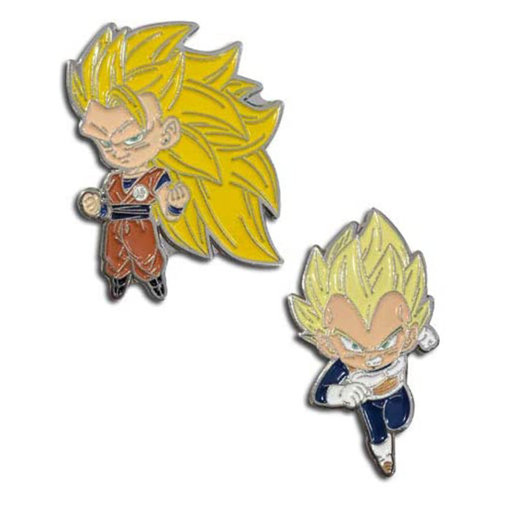Dragon Ball Super Super Saiyan 3 Goku & Super Saiyan Vegeta Pins