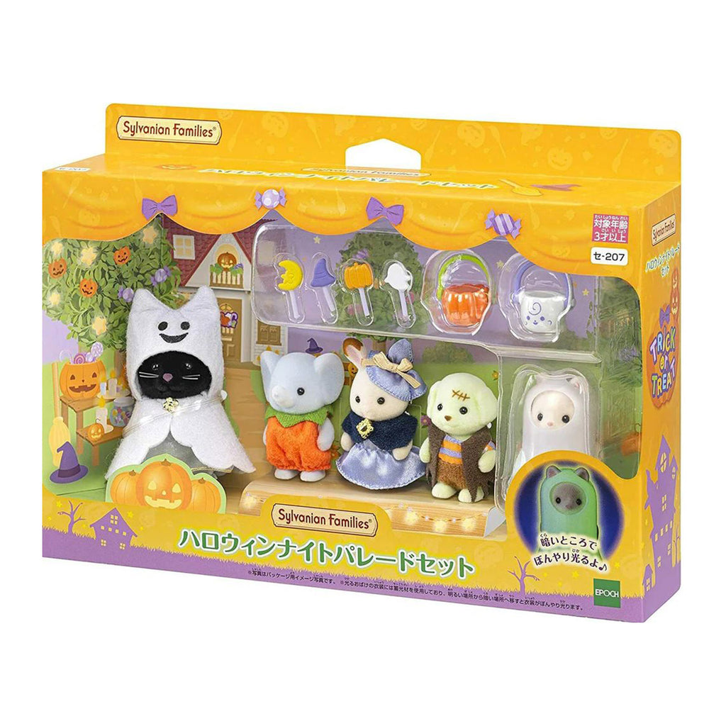 Epoch Calico Critters Trick Or Treat Parade Figure Set - Radar Toys