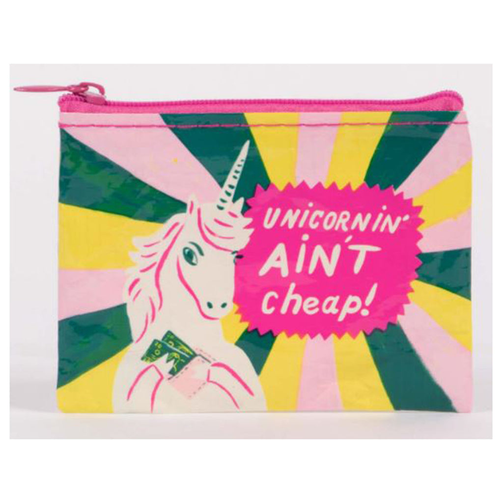 Blue Q Unicornin' Ain't Cheap Coin Purse - Radar Toys
