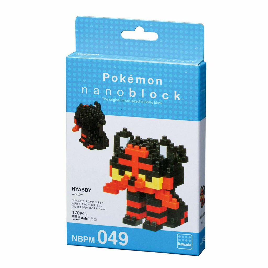 Nanoblock Pokemon Litten Building Set - Radar Toys