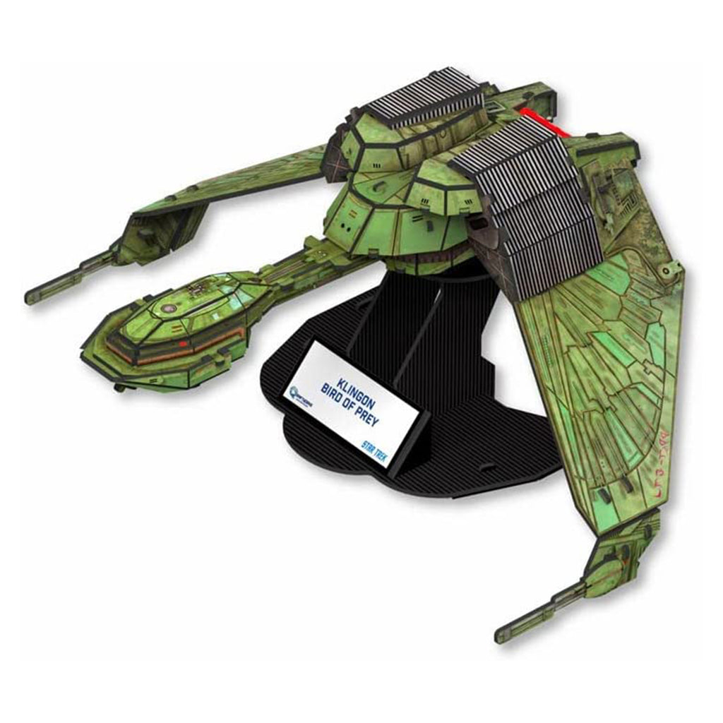 Qraftworks Star Trek Klingon Bird Of Prey Building Set - Radar Toys