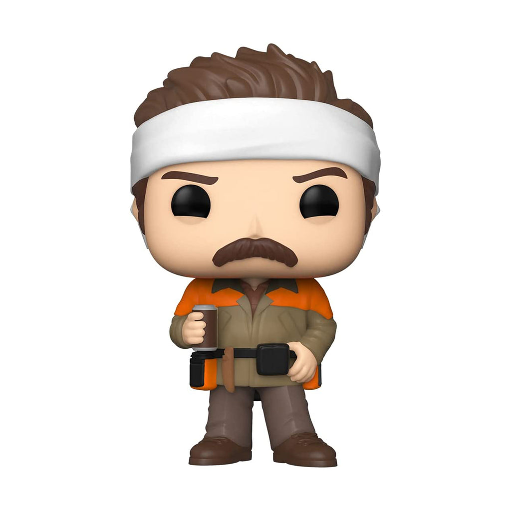 Funko Parks And Rec POP Hunter Ron Vinyl Figure CHASE VERSION