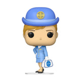 Funko Pan Am POP Stewardess With White Bags Vinyl Figure - Radar Toys