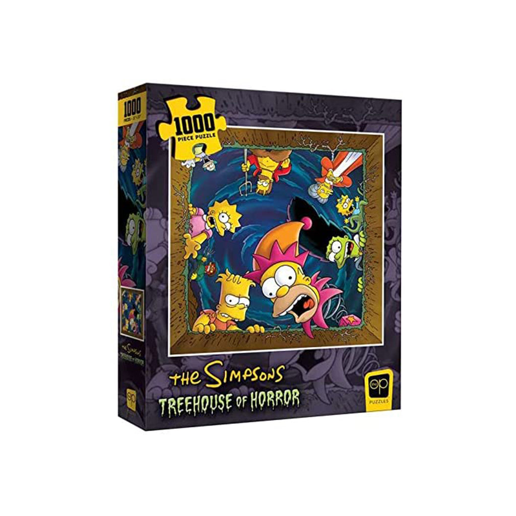 USAopoly The Simpsons Treehouse Of Horror Happy Haunting 1000 Piece Puzzle