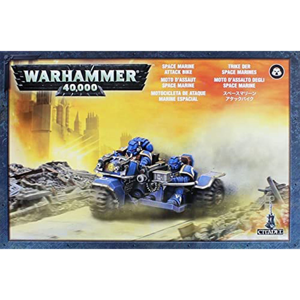 Warhammer 40,000 Orks Space Marine Attack Bike Set - Radar Toys