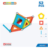 Geomag Supercolor Panels Recycled 52 Piece Building Set - Radar Toys