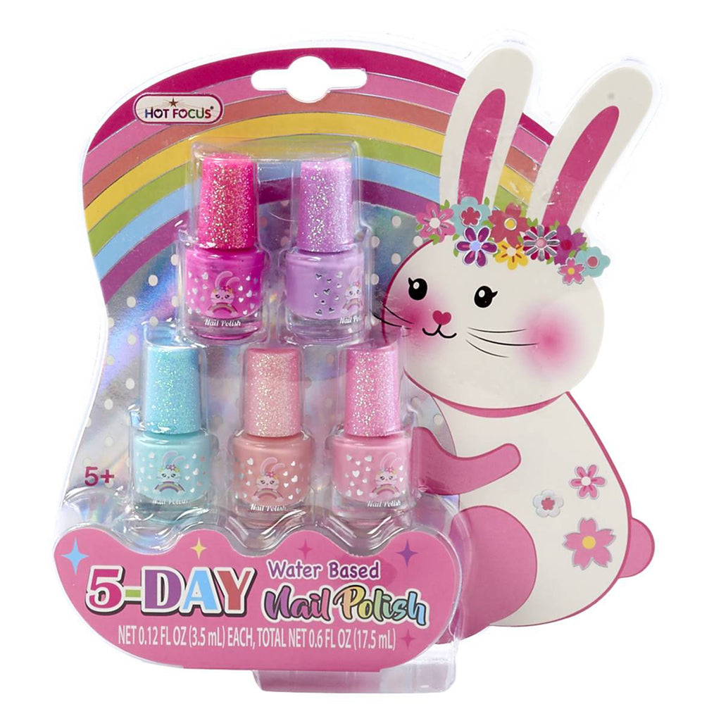 Hot Focus 5 Day Nail Polish Set - Radar Toys