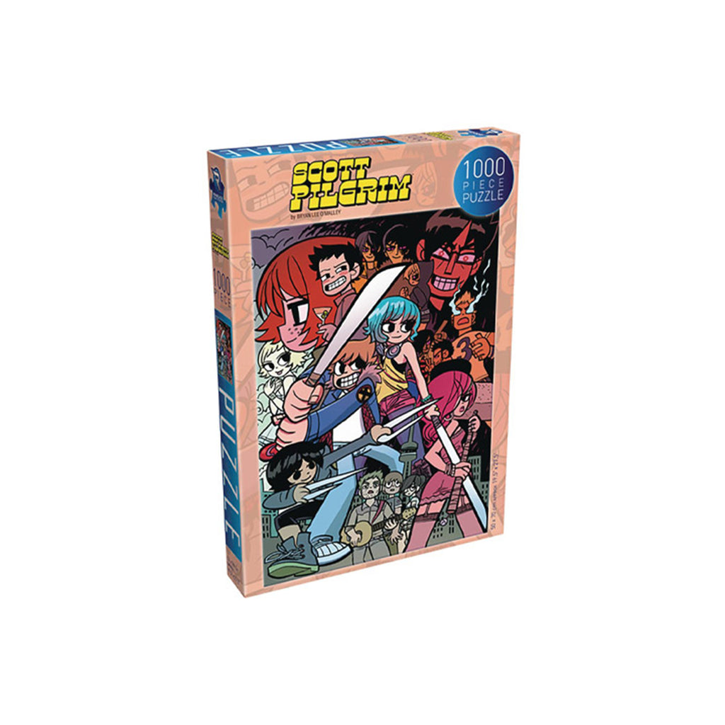 Scott Pilgrim Colorful Collage 1000 Piece Puzzle - Radar Toys