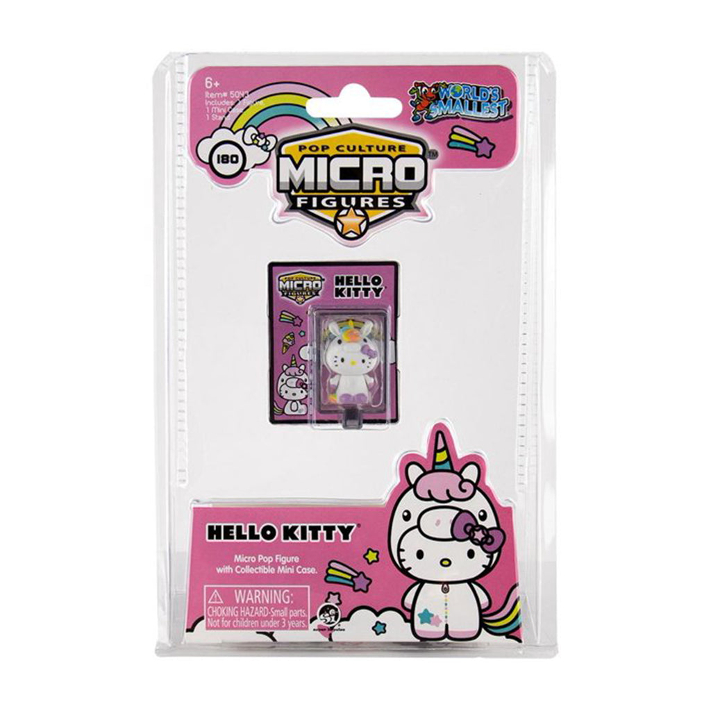 World's Smallest Hello Kitty Unicorn Suit Micro Figure - Radar Toys
