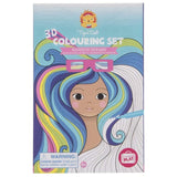 Schylling Tiger Tribe Rainbow Dreams 3D Coloring Set - Radar Toys