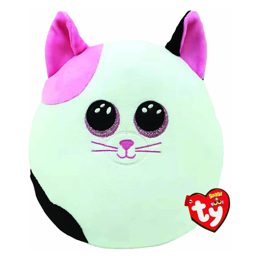 TY Squish A Boos Muffin Cat Squish 10 Inch Plush Figure