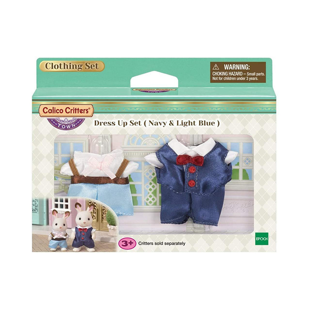 Calico Critters Navy And Light Blue Dress Up Set - Radar Toys