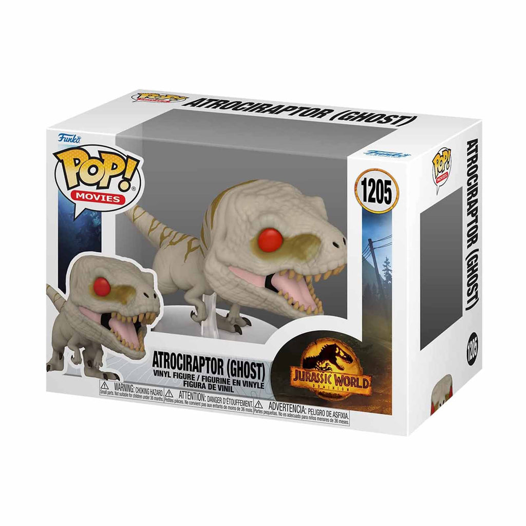 Funko Jurassic World Dominion POP Atrociraptor Ghost Figure