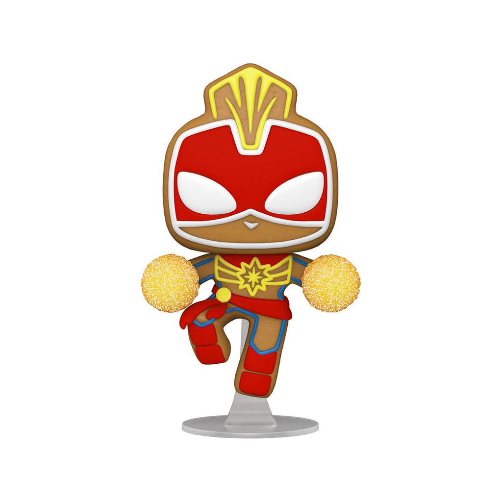 Funko Marvel Holiday POP Gingerbread Captain Marvel Vinyl Figure