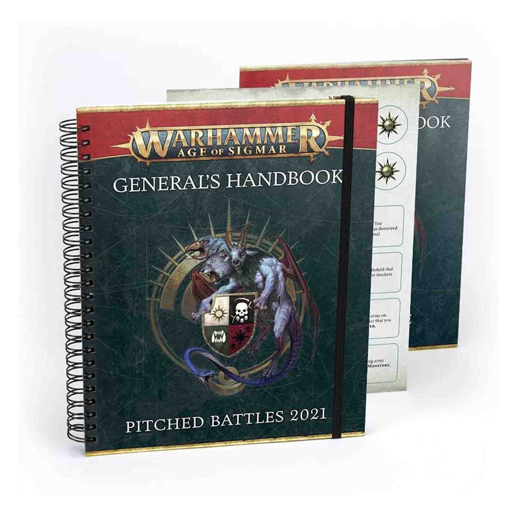 Warhammer Age Of Sigmar General's Handbook Pitched Battles 2021 Book - Radar Toys