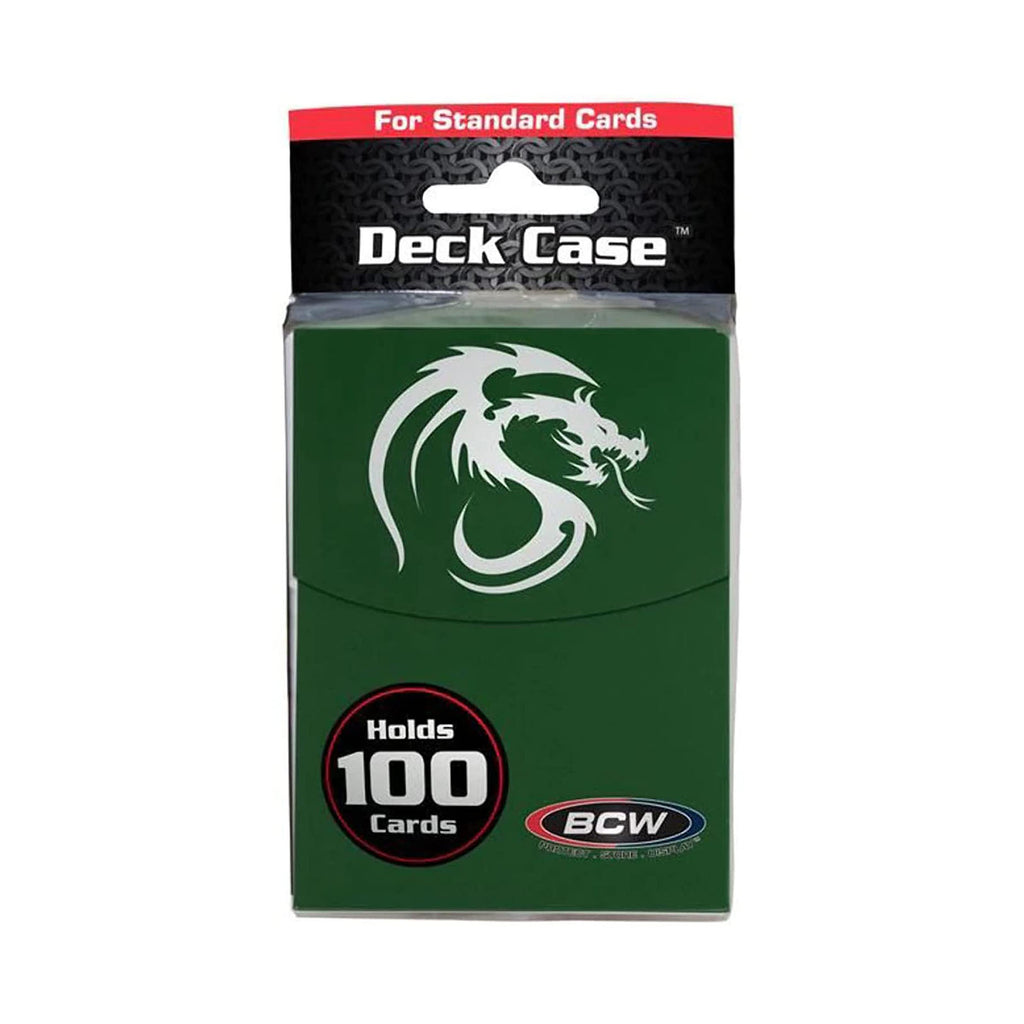 BCW Standard Cards Green Deck Case