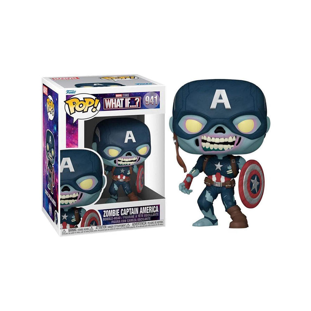 Funko Marvel What If POP Zombie Captain America Vinyl Figure