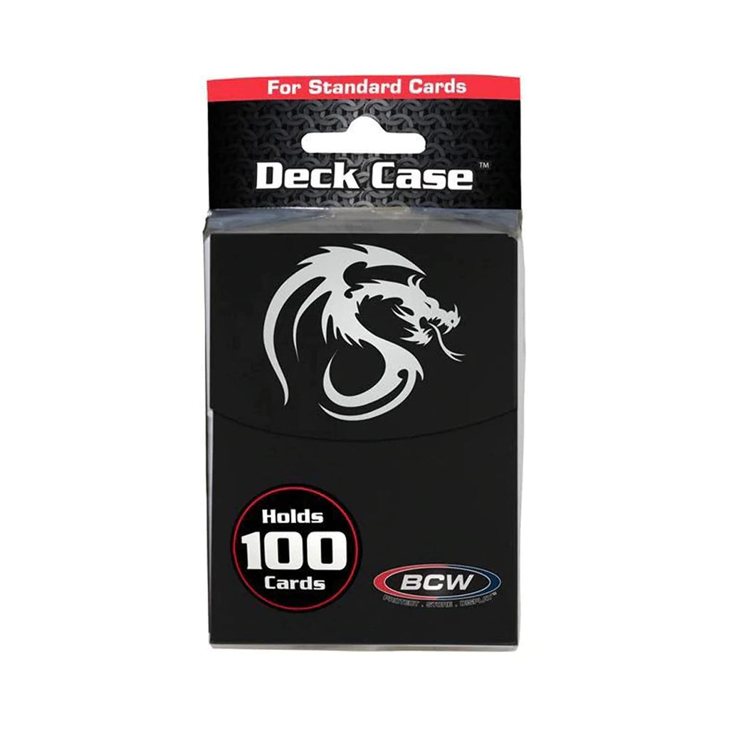 BCW Standard Cards Black Deck Case