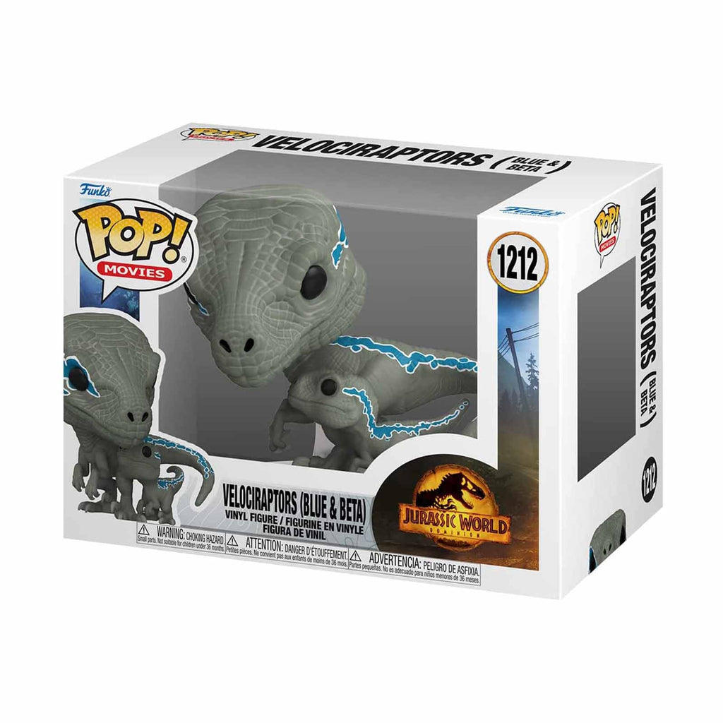Funko Jurassic World Dominion POP Velociraptors Blue And Beta