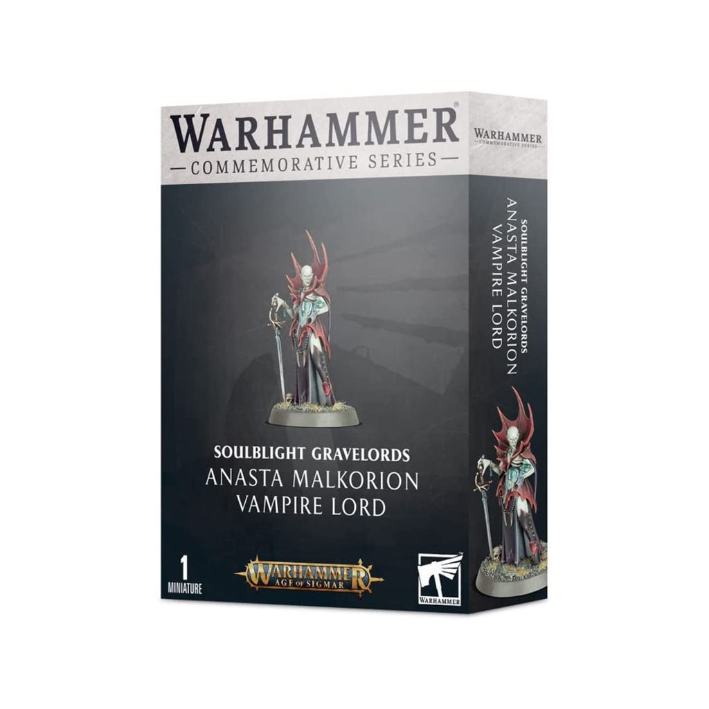 Warhammer Age Of Sigmar Commemorative Series Soulbright Gravelords Anasta Malkorion Vampire Lord Set - Radar Toys