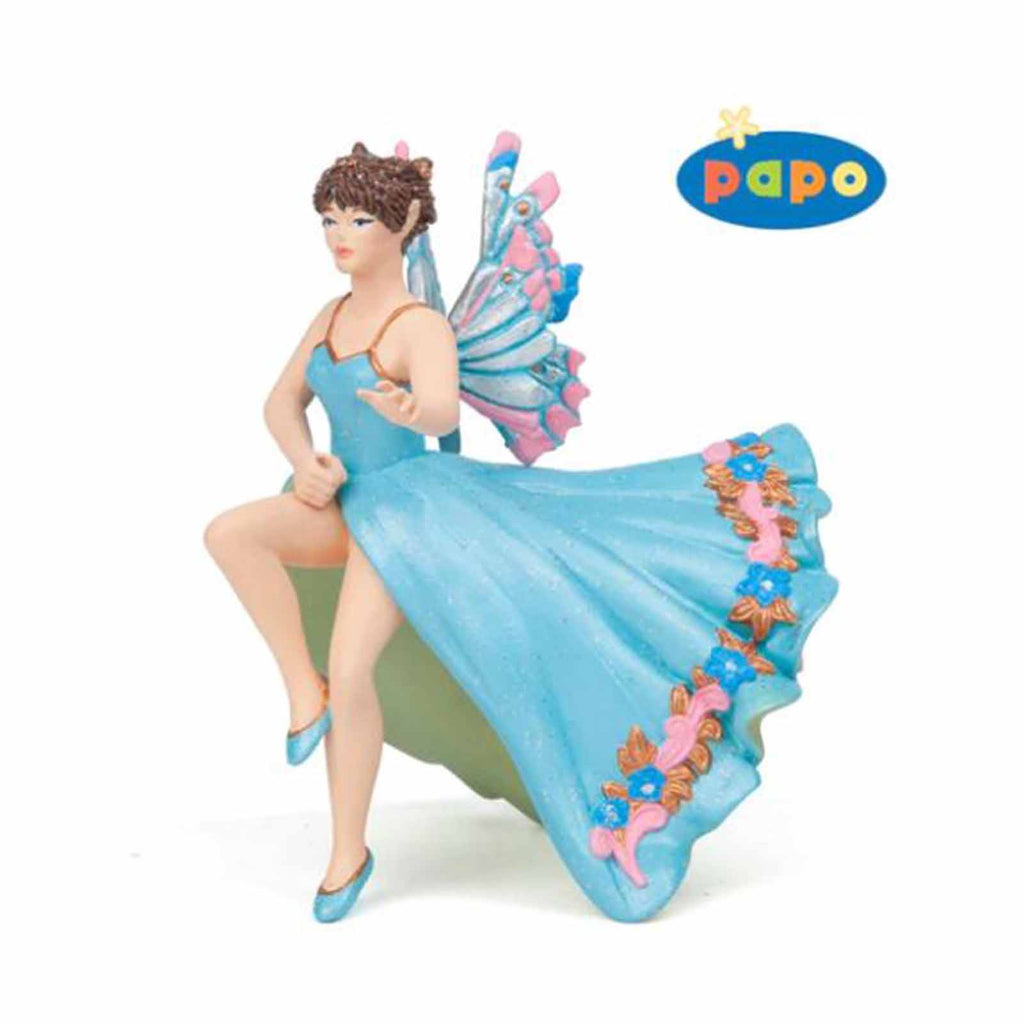 Papo Blue Sidesaddle Riding Elf Fantasy Figure 38828
