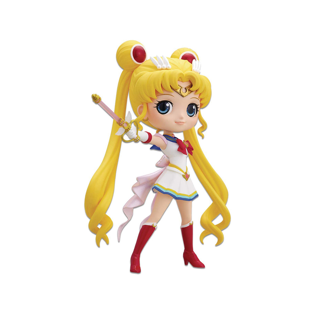 Banpresto Pretty Guardian Sailor Moon Eternal Q Posket Super Sailor Moon Figure