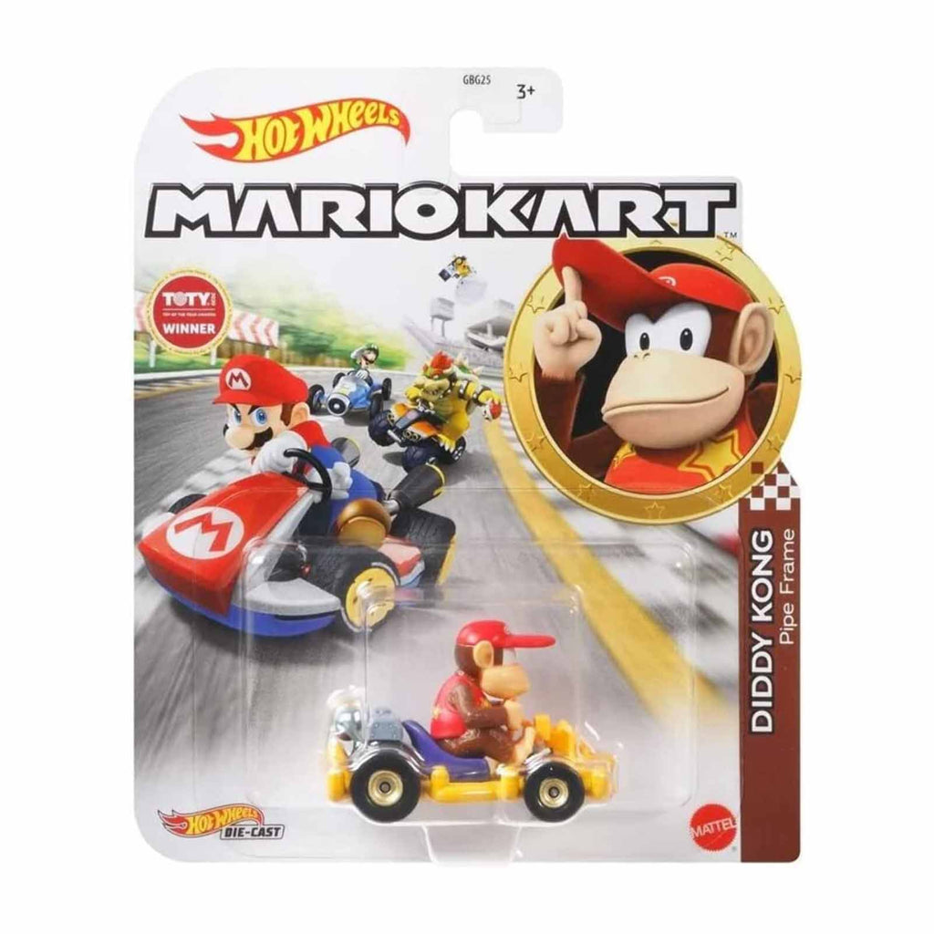 Hot Wheels Mario Kart Diddy Kong Pipe Frame - Radar Toys