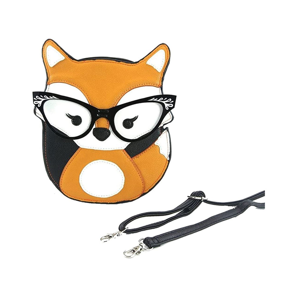 Comeco Foxy Fox With Vintage Eyewear Crossbody Bag