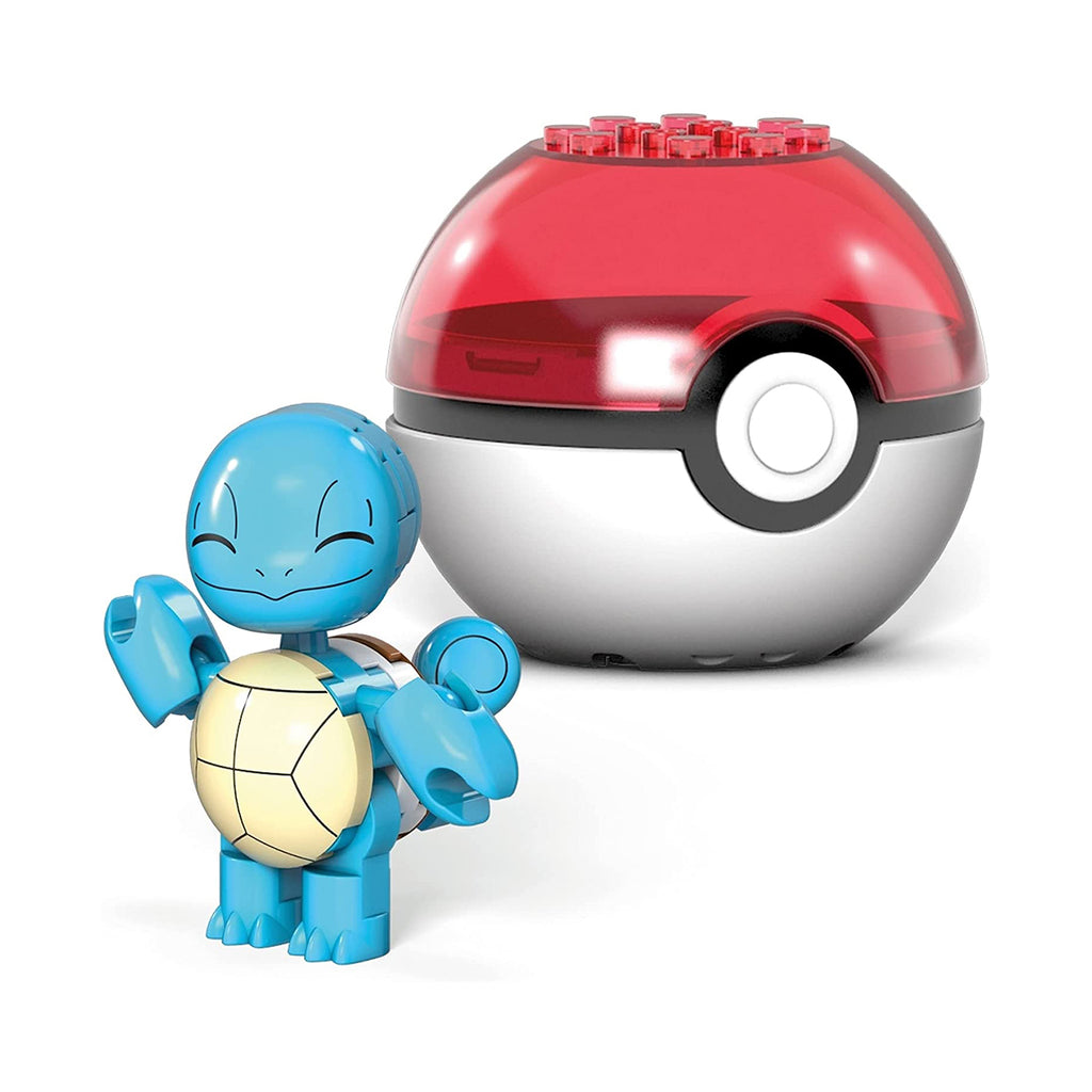 Mega Construx Pokemon Squirtle Poke Ball Building Set - Radar Toys