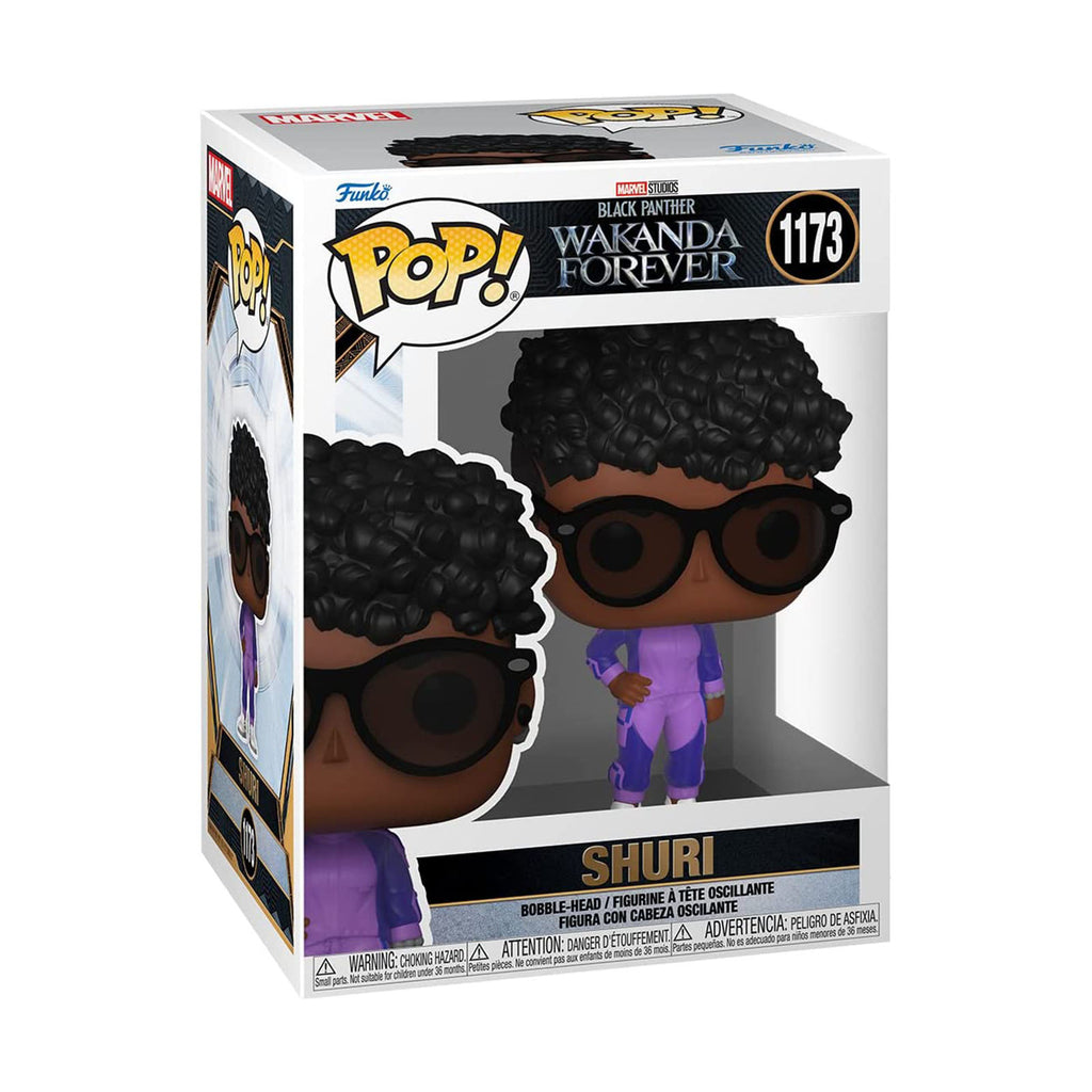 Funko Marvel Black Panther Wakanda Forever POP Shuri With Glasses Figure - Radar Toys