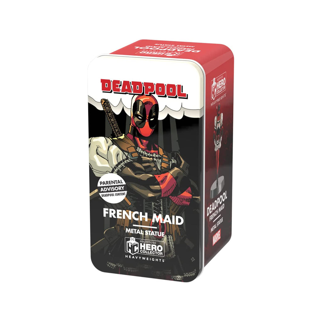 Eaglemoss Hero Collector Heavyweights Deadpool French Maid Metal Statue