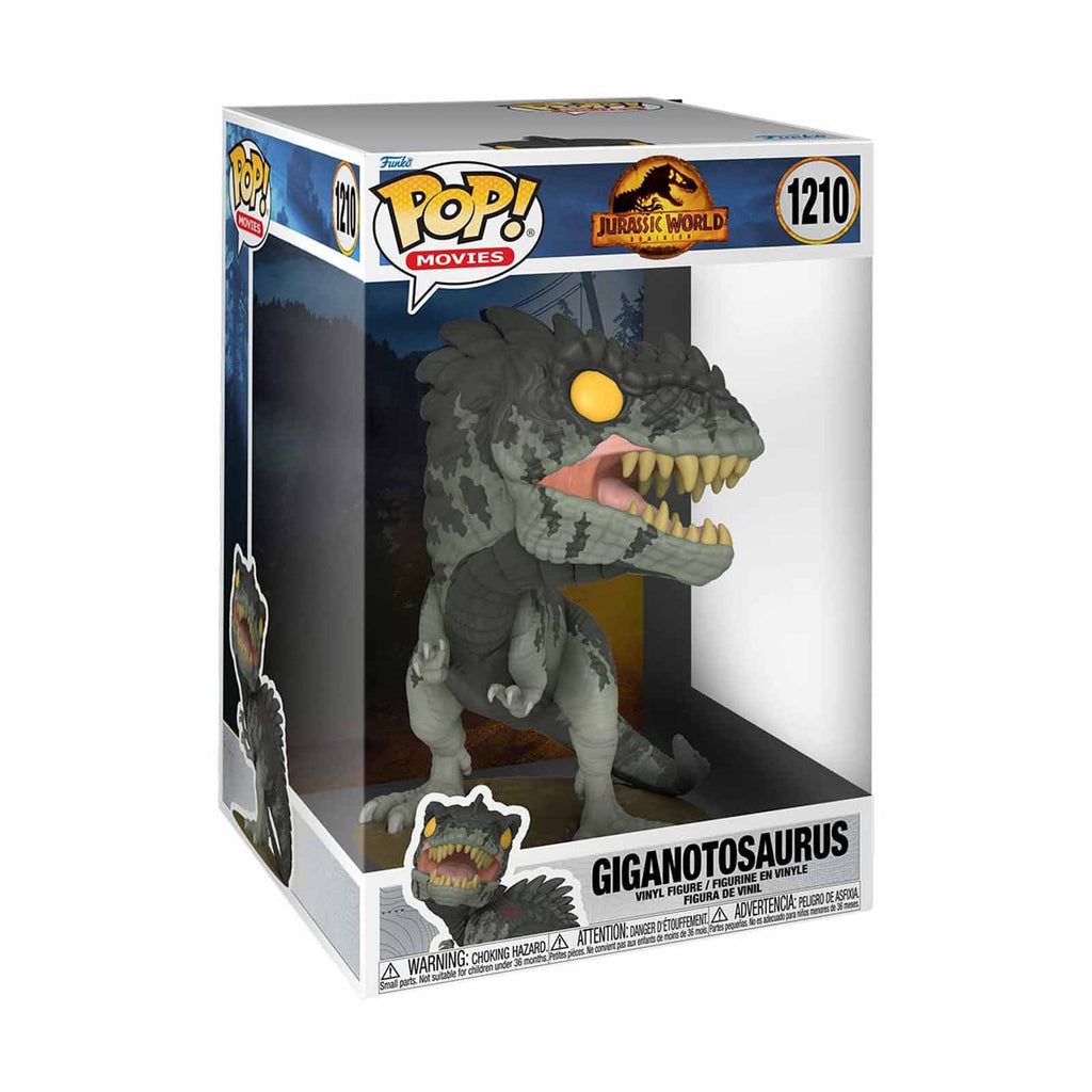 Funko Jurassic World Dominion Jumbo POP Giganotosaurus Set