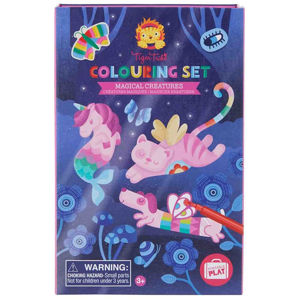 Tiger Tribe Magical Creatures Coloring Set - Radar Toys