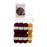 Eaglemoss Harry Potter Hero Collector Gryffindor Slouch Socks And Mittens Knit Kit - Radar Toys