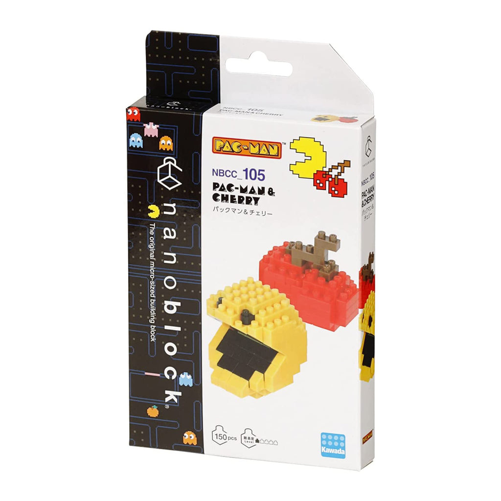 Nanoblock Pac-Man And Cherry Building Set - Radar Toys