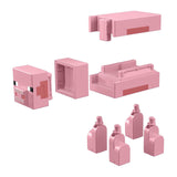 Minecraft Fusion Figure Pig 5 Inch Action Figure Set - Radar Toys