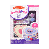 Melissa And Doug Created By Me Heart Box Wooden Craft Kit - Radar Toys