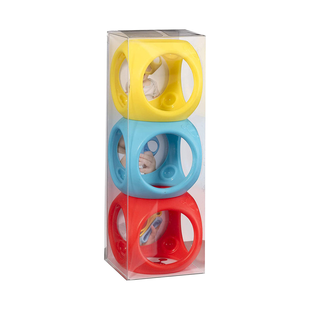 Playmonster OIBO Primary Colors Elastic Baby Ball Toy