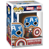 Funko Marvel Holiday POP Gingerbread Captain America Vinyl Figure - Radar Toys