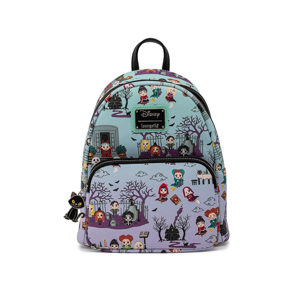 Loungefly Disney Hocus Pocus Scene All Over Print Mini Backpack