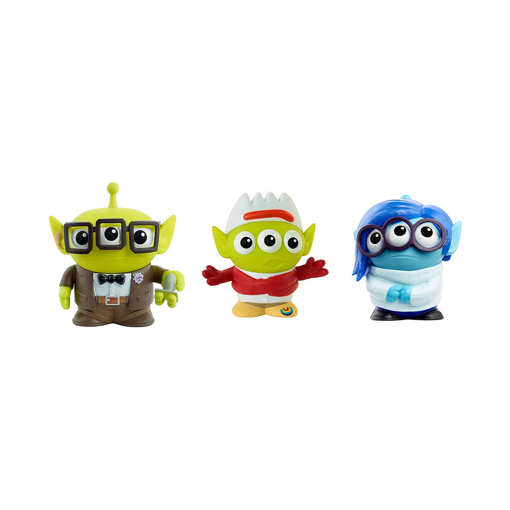Mattel Pixar Alien Remix Carl Fredricksen Forky And Sadness Figure Set