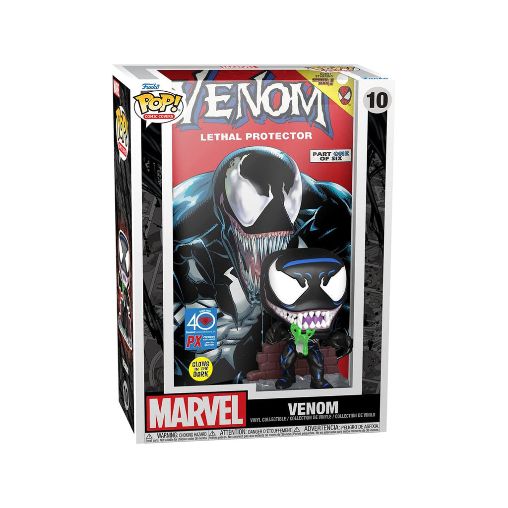 Funko Marvel PX POP Comic Covers Venom Lethal Glow Set