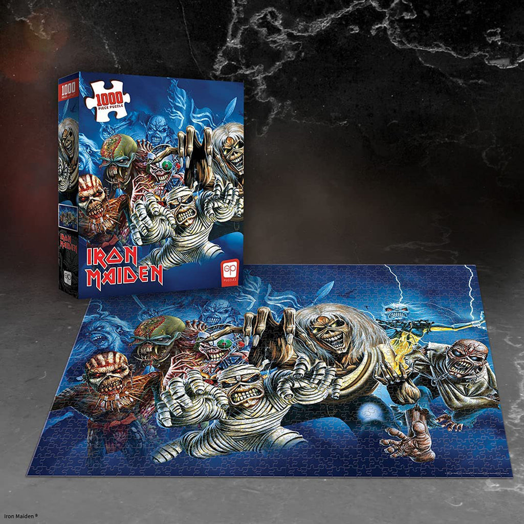 USAopoly Iron Maiden Faces Of Eddie 1000 Piece Puzzle