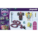 Playmobil Adventures Of Ayuma Crystal Fairy And Bat Fairy With Soul Animal Building Set 70803 - Radar Toys