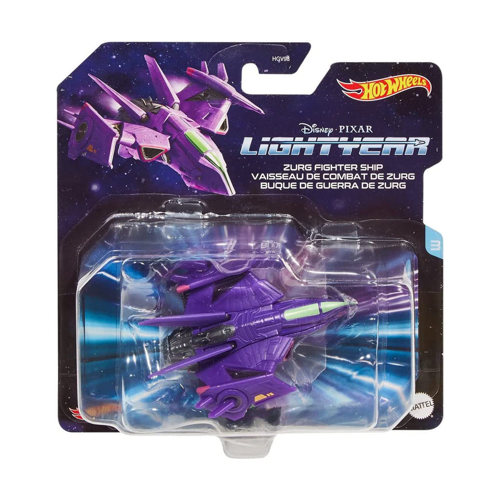 Hot Wheels Pixar Lightyear Starship Zurg Fighter Ship Figure - Radar Toys