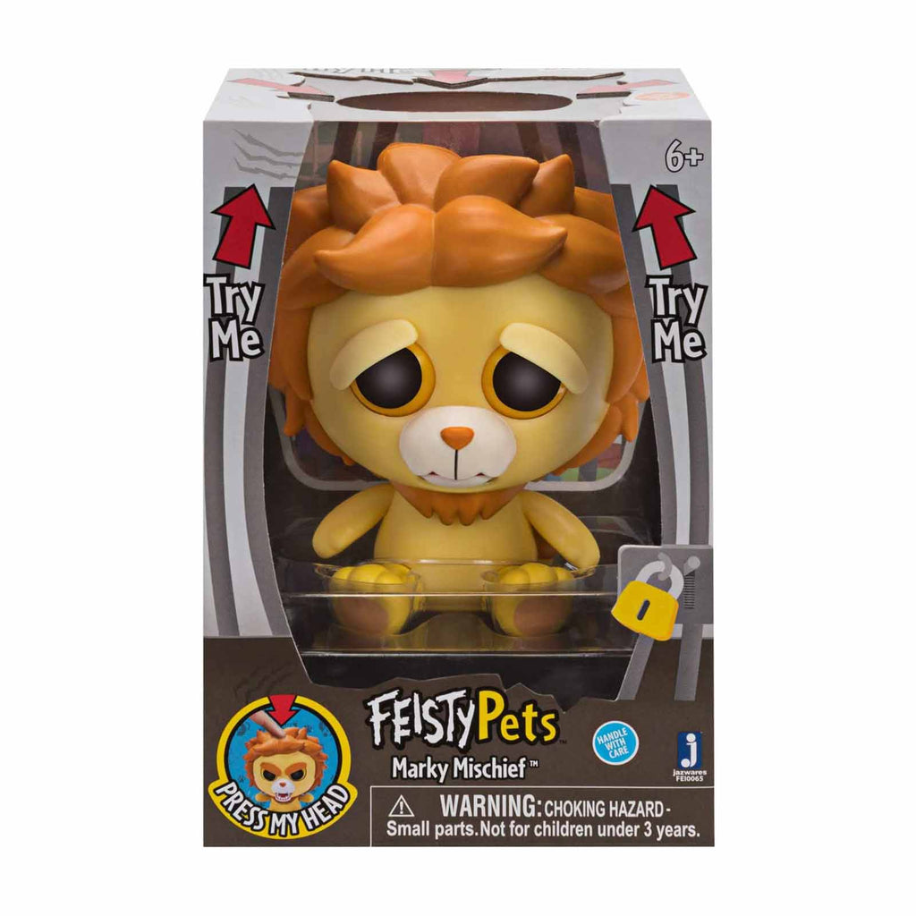 Feisty Pets Marky Mischief Lion 4 Inch Figure - Radar Toys