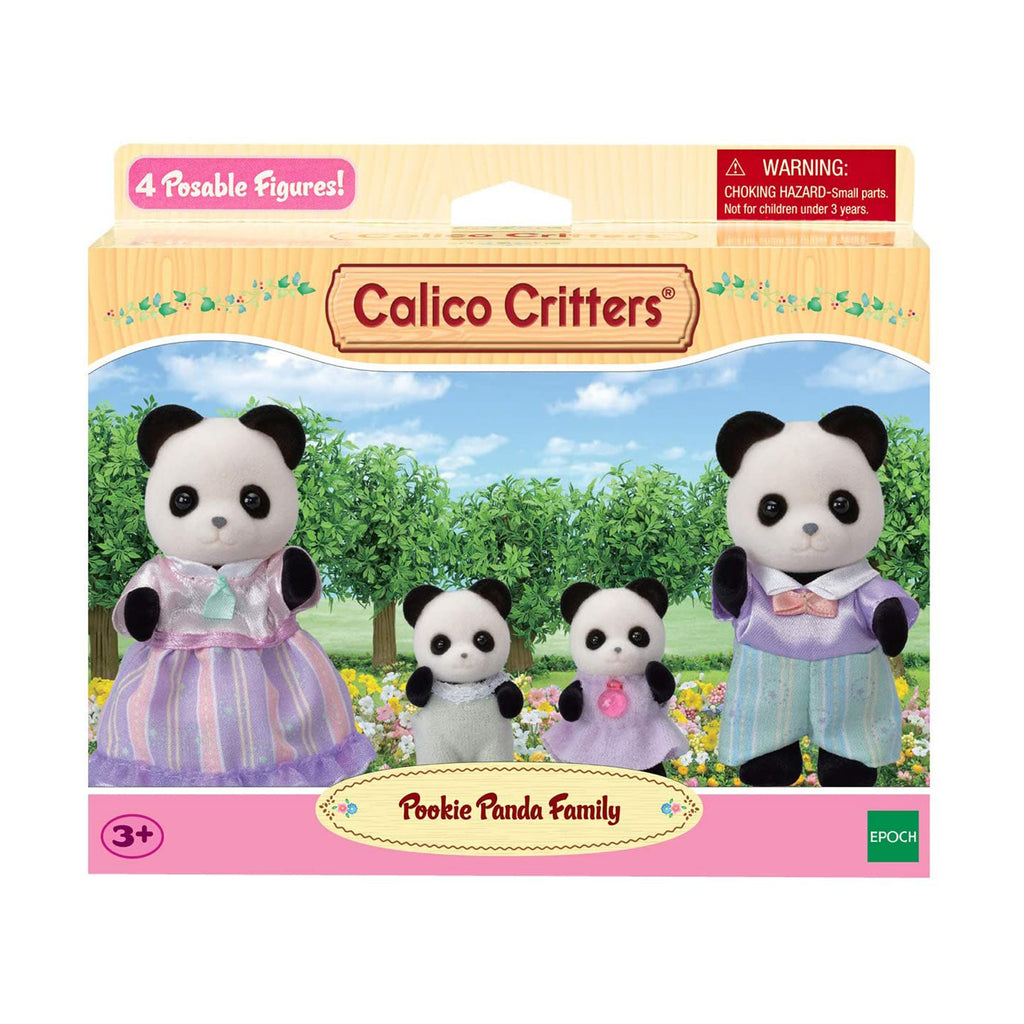 Calico Critters Pookie Panda Family Figure Set - Radar Toys